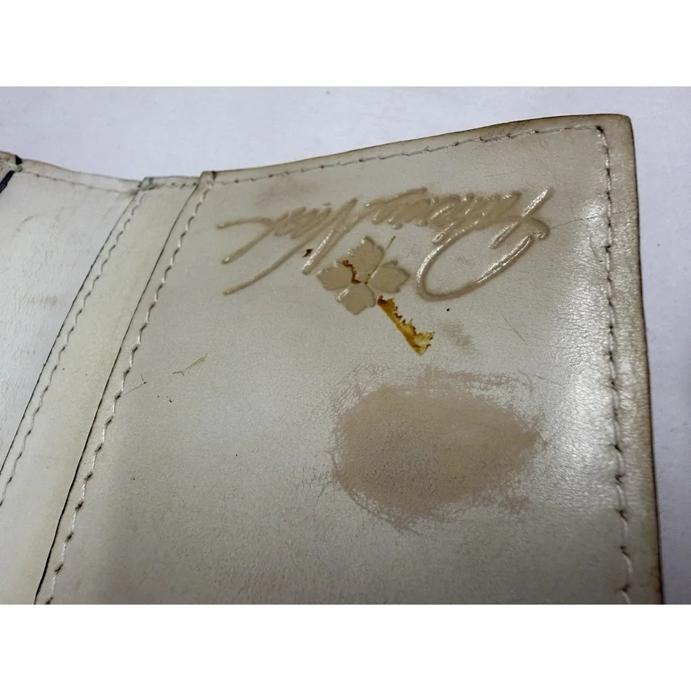 Patricia Nash FIORA Dome Satchel PURSE in IVORY TOOLED & FREE WALLET NWOT!